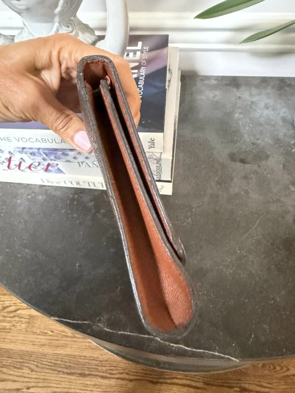 Louis Vuitton Bordeaux Clutch Bag Monogram Leather
